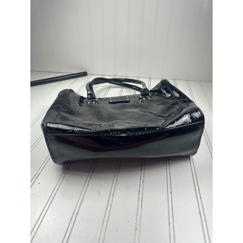 Kate Spade Vintage Prestwick Noel Quinn Black Patent Leather Shoulder Bag Tote - Picture 8 of 13